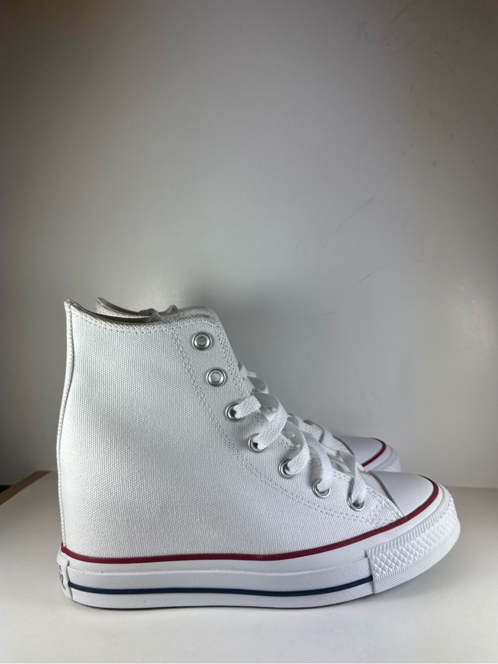 Converse Chuck Taylor All Star Women’s Size 7 White High Canvas Wedge Sneaker